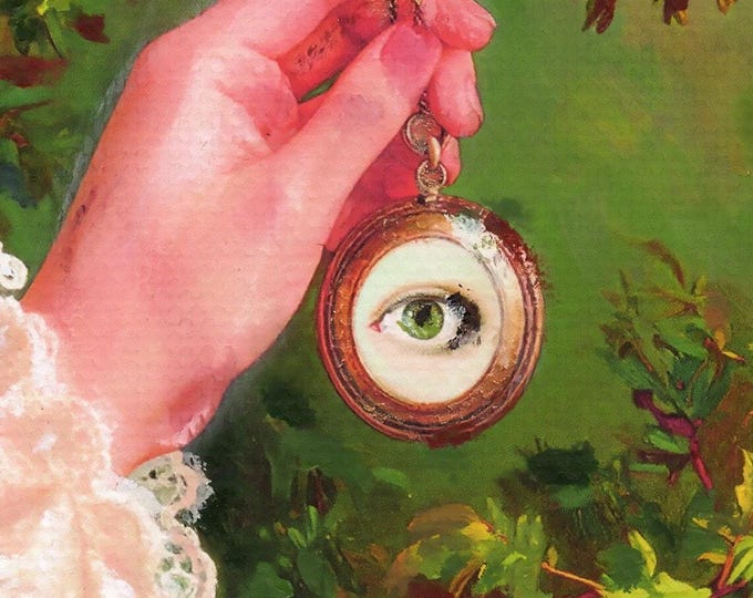 Victorian Locket ACEO