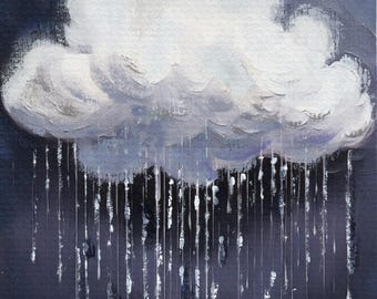 Raincloud ACEO
