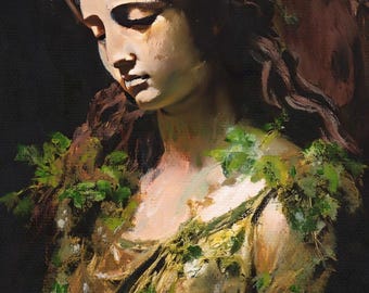 Ivy-Covered Angel