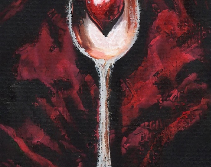 Spoon With Heart ACEO