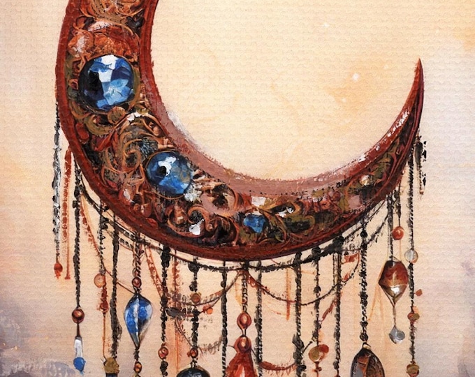 Bohemian Moon ACEO