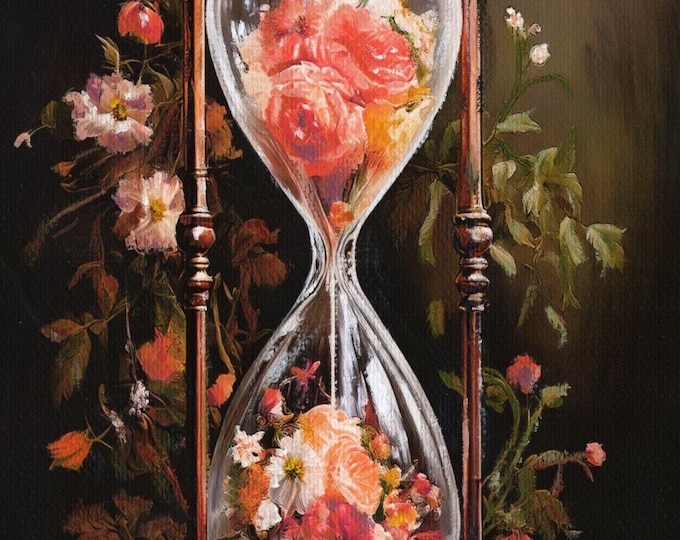 Floral Hourglass