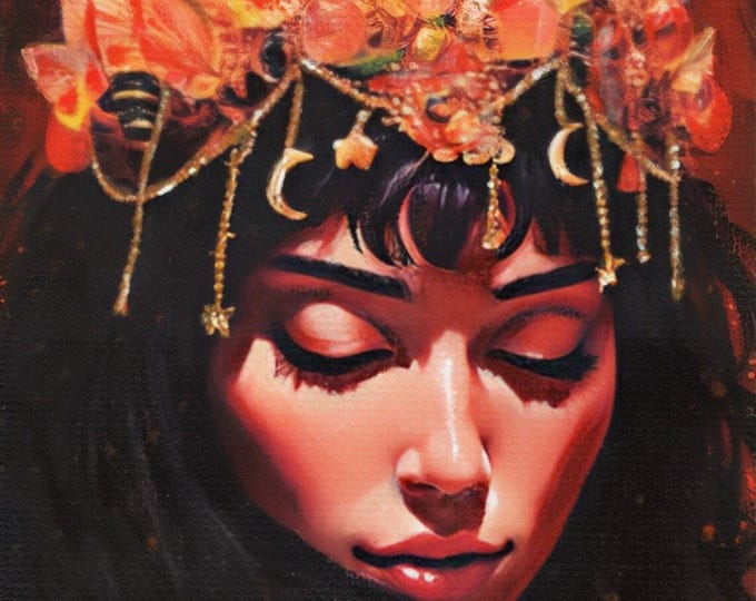 The Bee Queen ACEO