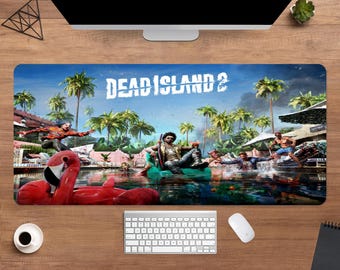 Dead Island Desk Mat | Dead Island Game Mouse Pad | Large Desk Pad | Gaming Desk Decor