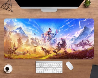 Horizon Zero Dawn Desk Mat | Aloy Mouse Pad | Large Desk Pad | Gaming Desk Decor