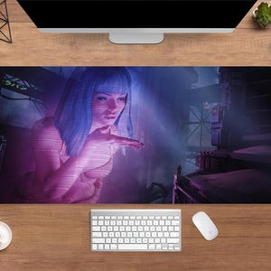 Blade Runner Desk Mat | Blade Runner 2049 Mouse Pad | Large Desk Pad | Anime Desk Decor