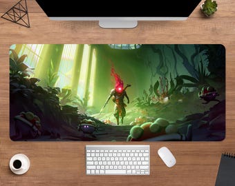 Dead Cells Desk Mat | The Beheaded Mouse Pad | Large Desk Pad | Gaming Desk Decor