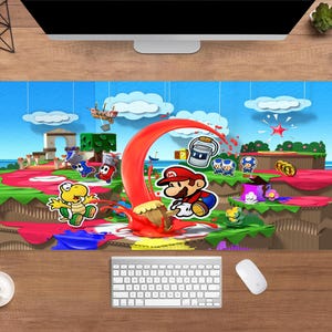 レトロゲームマウスパッド - マリオ、ゲーマーにぴったりの懐かしい