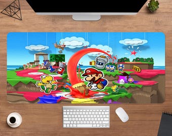 レトロゲームマウスパッド - マリオ、ゲーマーにぴったりの懐かしい