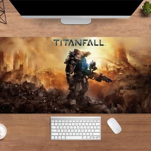 Titanfall Desk Mat | Jack Cooper Mouse Pad | Large Desk Pad | Gaming Desk Decor
