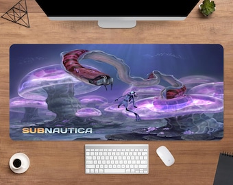 Subnautica Desk Mat | Ryley Robinson Mouse Pad | Large Desk Pad | Gaming Desk Decor