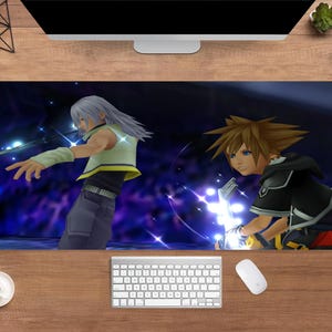 Kingdom Hearts Desk Mat | Sora Mouse Pad | Large Desk Pad | Gaming Desk Decor