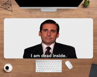 Michael Scott Desk Mat | The Office Mouse Pad | Large Desk Pad | Funny Desk Decor
