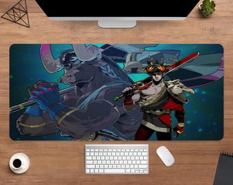 Hades Desk Mat | Zagreus Mouse Pad | Large Desk Pad | Gaming Desk Decor