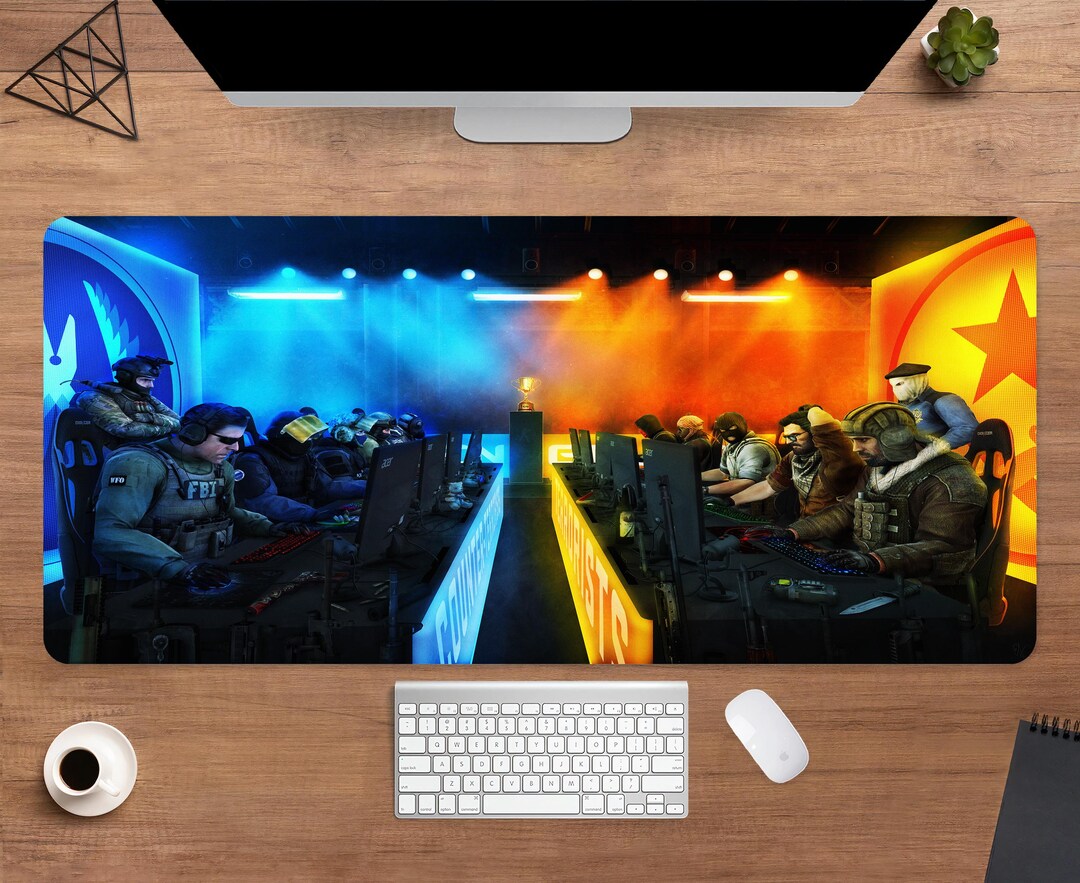 Counter Strike Desk Mat | Counter Strike Mouse Pad | Large Desk Pad ...