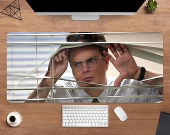Dwight Schrute Desk Mat | The Office Mouse Pad | Large Desk Pad | Funny Desk Decor