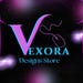 VexoraDesignsStore store logo
