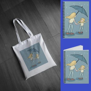 Cuaderno espiral. Cuaderno espiral y bolso personalizables. Dos en uno. Si lo deseas, puedes personalizar el bolso escribiendo un nombre.