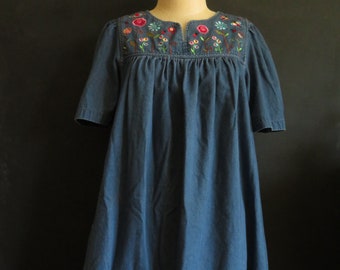 go softly denim patio dresses