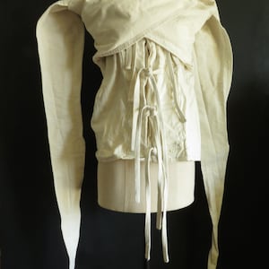 1900s Antique Straitjacket Off-white Canvas Institutional - Etsy