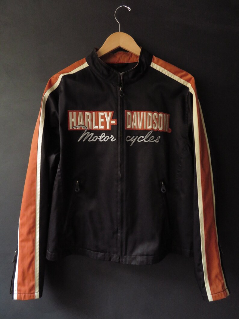 Harley Davidson Women S Mid Weight Nylon Riding Jacket Woman Motorcycle Size Large