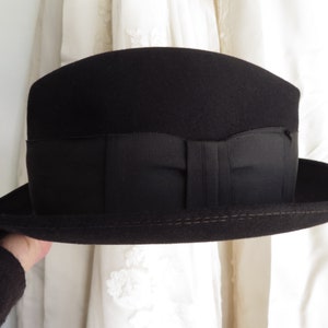 Churchill Hats Ltd Women\'s Black Vintage Brimmed Hat with a Matching Handbag Churchill hats ltd | Accessories | Vintage Churchill Ltd  main image 3