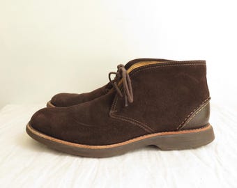 8 Men's Sperry Brown Suede Ankle Boots Desert Boots Men's Size 8