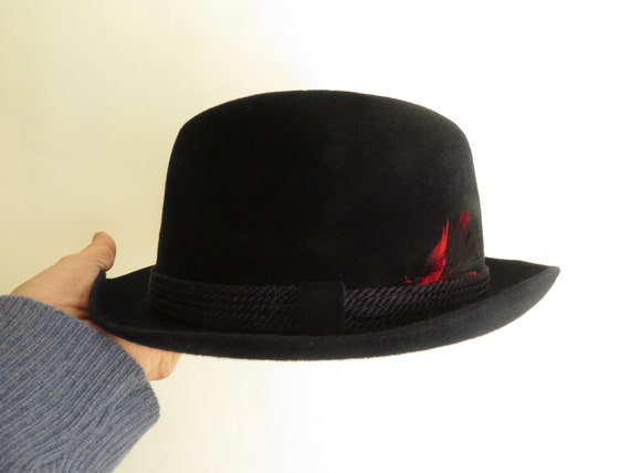 Co Hatters Square Crown Bowler Hat James Bond Oddjob Hat Limited