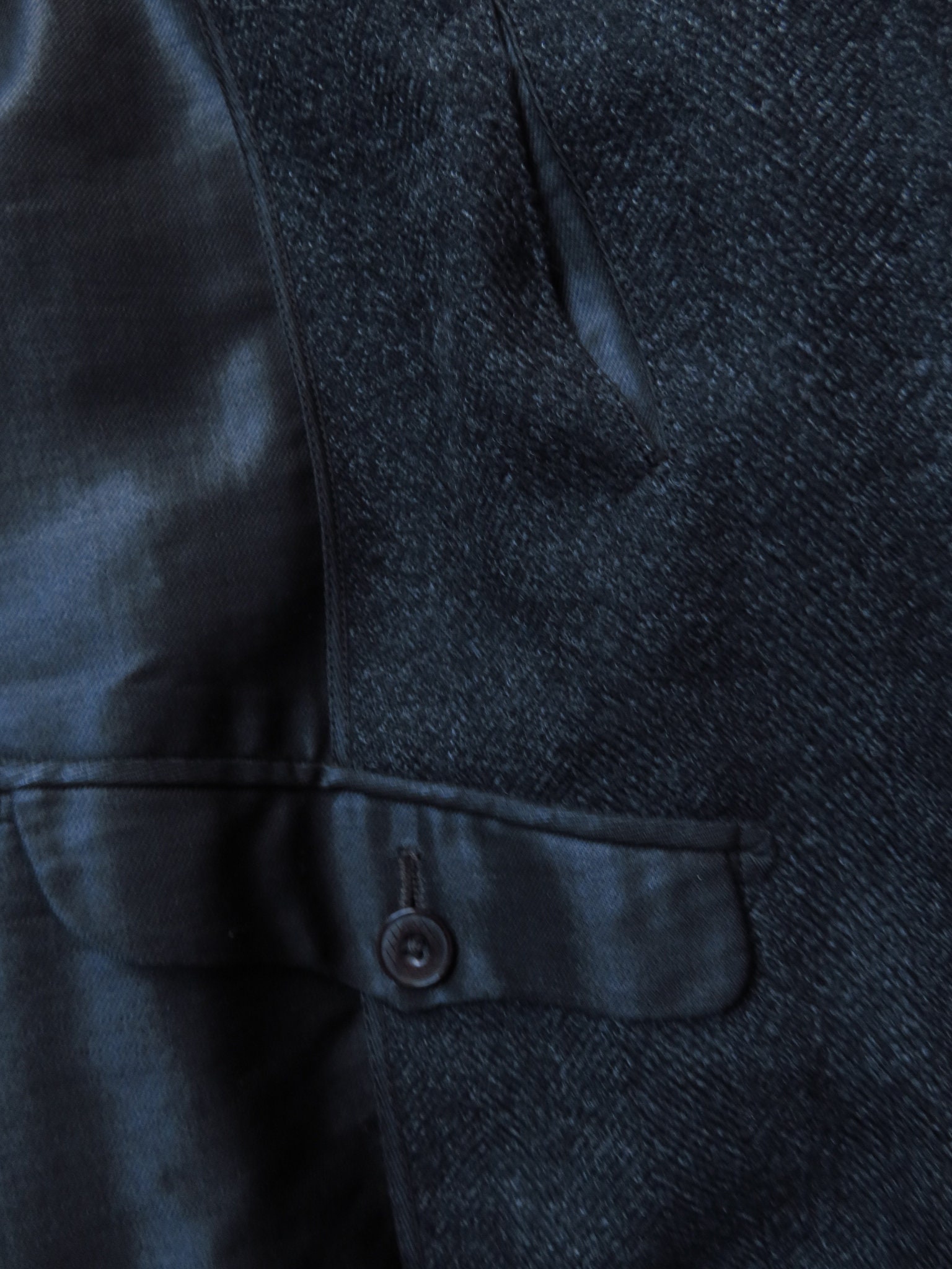 Rare Men's Wool Kimono Coat Full-length Herringbone Tweed | Etsy
