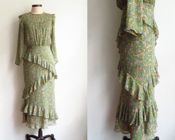 NWT Veronica BEARD Silk Paisley Dress Floral & Pa… - image 1