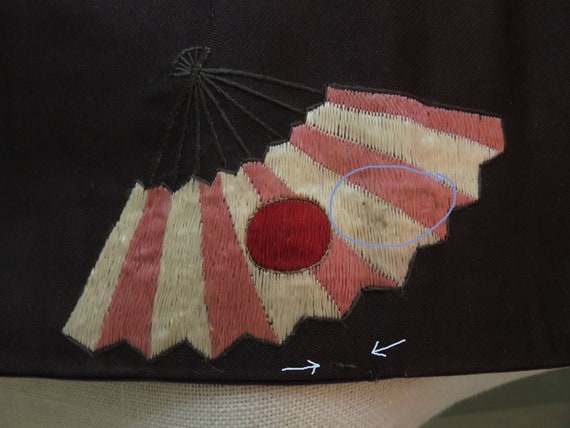 ON SALE!! 1920s Embroidered Nagoya Obi Antique Ja… - image 10