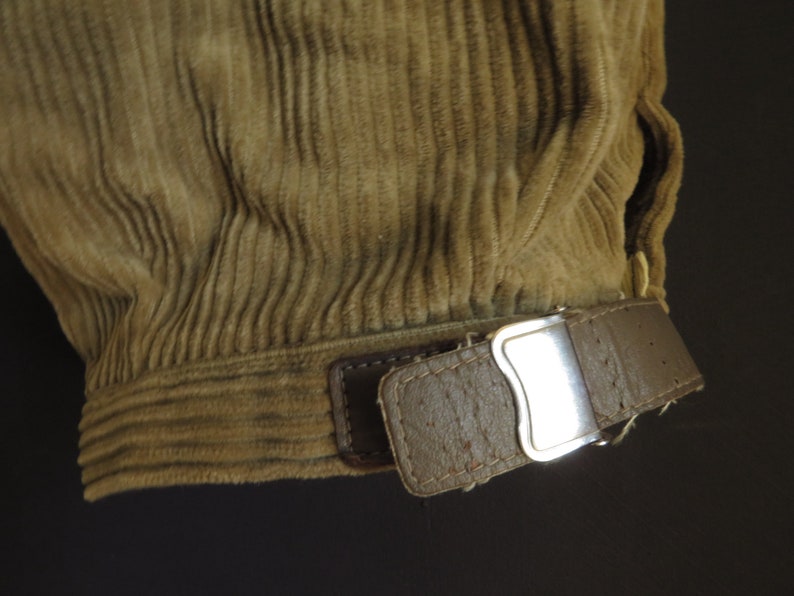 West German Corduroy Jodhpurs Vintage Riding Breeches Hunting Land Army 1940s Land Girls Khaki Tan Cotton Cords Jakob Zeiler Size 32 Waist