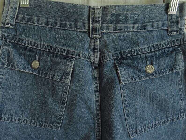 90s High Rise Shorts Faded Denim Vintage Jay Jacobs High Waisted Small 29