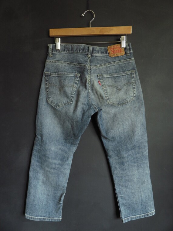 8 Husky Boy's Levi's 505 28/23 Cropped Faded Denim - Etsy