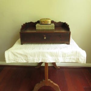 19th Century Mahogany Writing Desk Tabletop Portable Antique Desk Handmade Jane Austen Style Writer&#39;s Desk