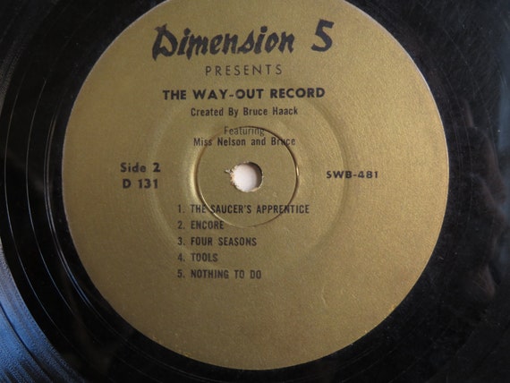 bruce haack/the way-out record nelson LP