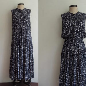 light dusty blue bridesmaid dresses Poppy Chiffon Floral Print Dress