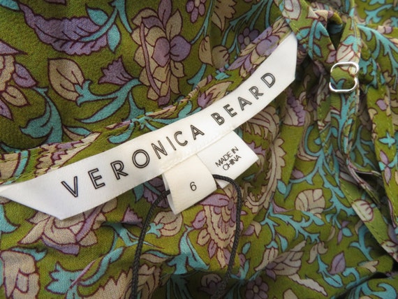 NWT Veronica BEARD Silk Paisley Dress Floral & Pa… - image 10