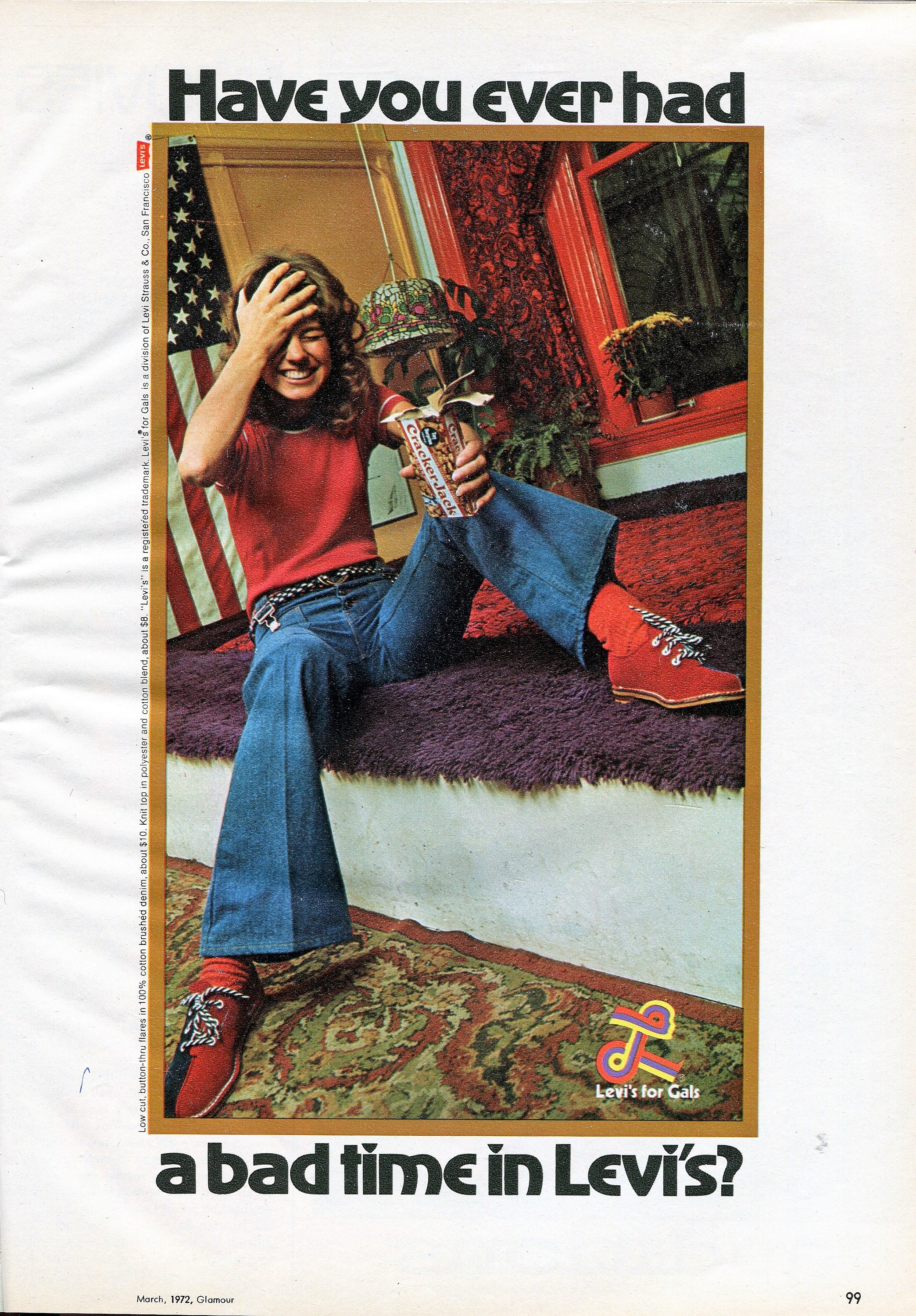 VINTAGE Levi's 70s advertising POSTER 1977 Levi\u0027s Vintage Print Ad - Iconic 70s Fashion \u2014 Fetch-the-Paper