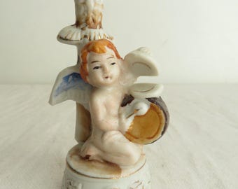 Jarrón Angel Bud vintage, pequeño jarrón para flores