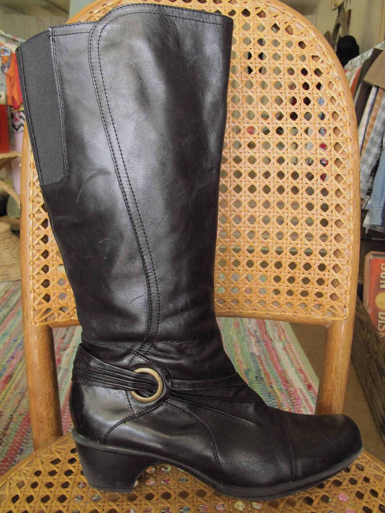 clarks knee boots