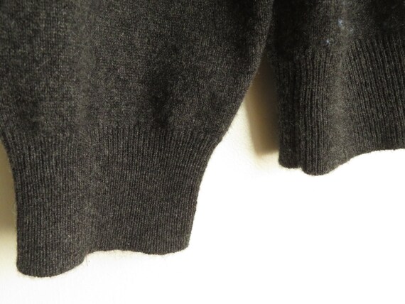 Cashmere V-Neck Sweater Tasso Elba Argyle Cashmer… - image 4