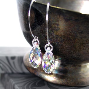Aurora Borealis Teardrop Thistle Crystal Pendant Fruugo AU