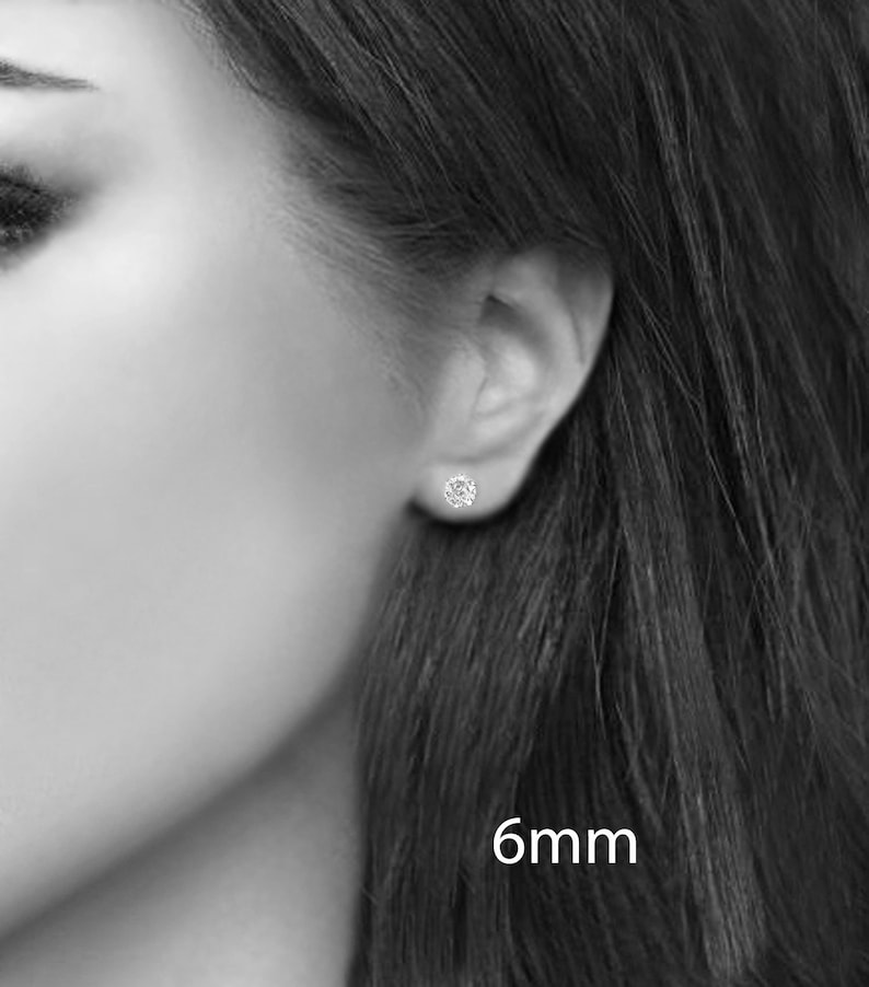 Olive Green Stud Earrings Sterling Silver Swarovski Khaki Etsy