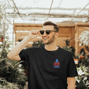 Koszulka Super Dad na Dzień Ojca, Pomysł na prezent na Baby Shower dla mężczyzn, mąż, urodziny, Najlepszy T-shirt dla taty, 100% bawełniany T-shirt