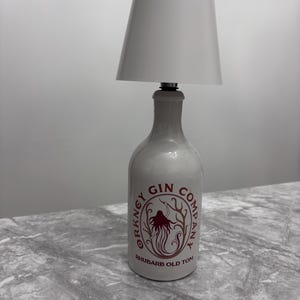 Orkney Gin upcycle Bottle Lamp Light