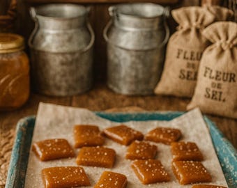 Caramels au lait de chèvre et au sel de mer