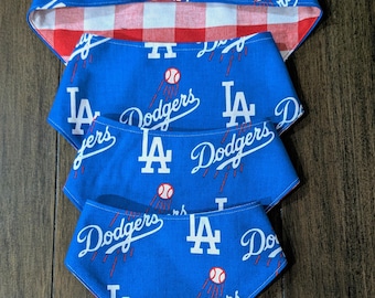LA Dodgers Reversible Dog Bandana