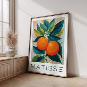 Henri Matisse Print - Modern Gallery Exhibition Art, Aesthetic Matisse Poster, Minimalist Floral Wall Art, Colorful Classic Art Home Decor