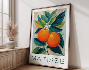Henri Matisse Print - Modern Gallery Exhibition Art, Aesthetic Matisse Poster, Minimalist Floral Wall Art, Colorful Classic Art Home Decor